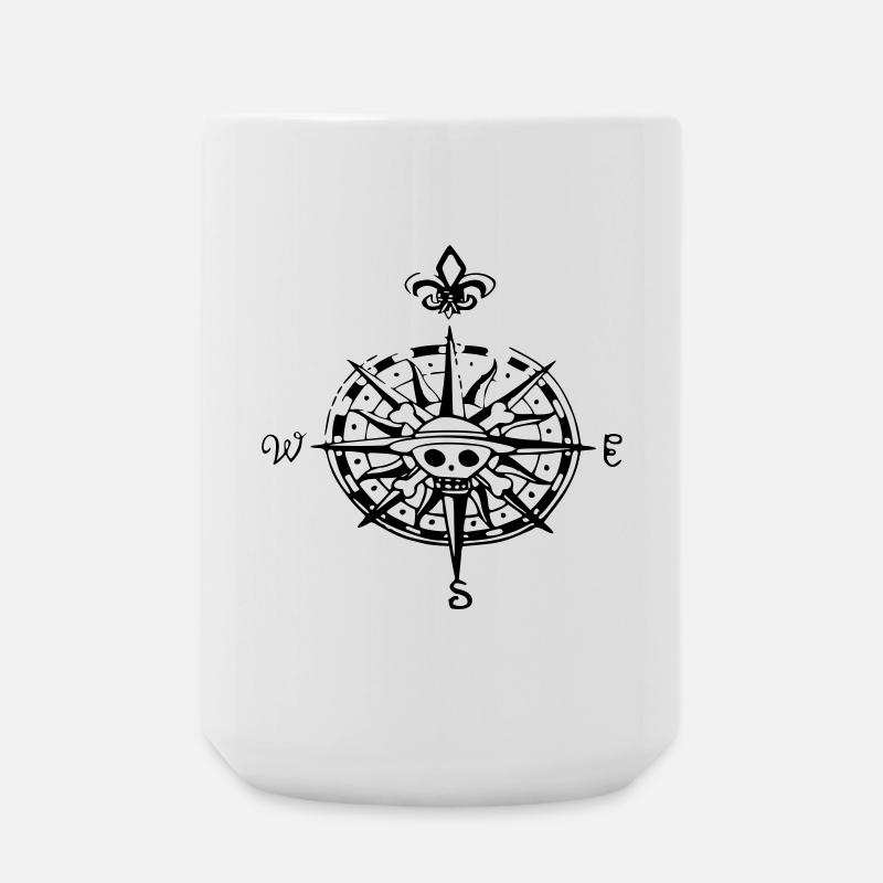 op compas Kompass - Große Tasse 440 ml - Weiß