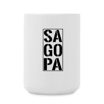 Sagopa Kajmer Rap turc Kafkef Gora - Grande tasse 440 ml - blanc - Devant