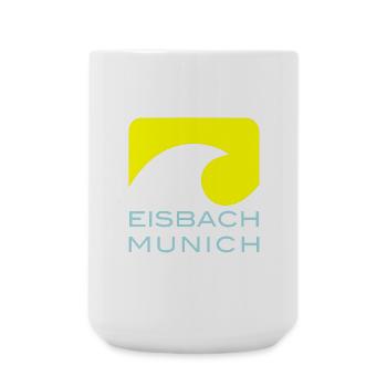 Munich Eisbach - Große Tasse 440 ml - Weiß - Vorne