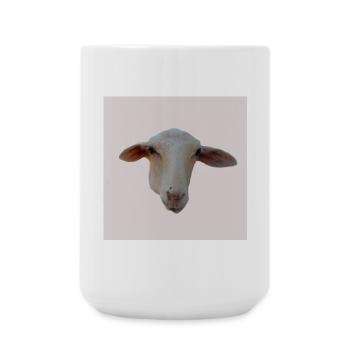 Schaf - Große Tasse 440 ml - Weiß - Vorne