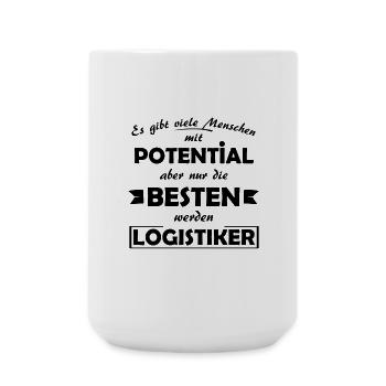 Logistiker - Große Tasse 440 ml - Weiß - Vorne