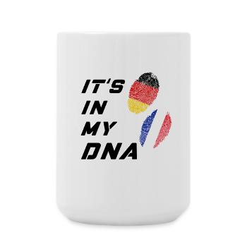 It's Germany and France in my DNA - Large Mug 440 ml - white - Front