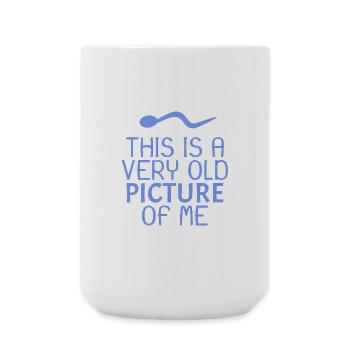 Le sperme sort drôle - Grande tasse 440 ml - blanc - Devant