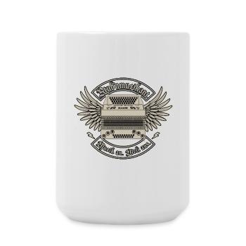 Stubnmusikant - Musik an. Welt aus. | ZiachON! - Large Mug 440 ml - white - Front
