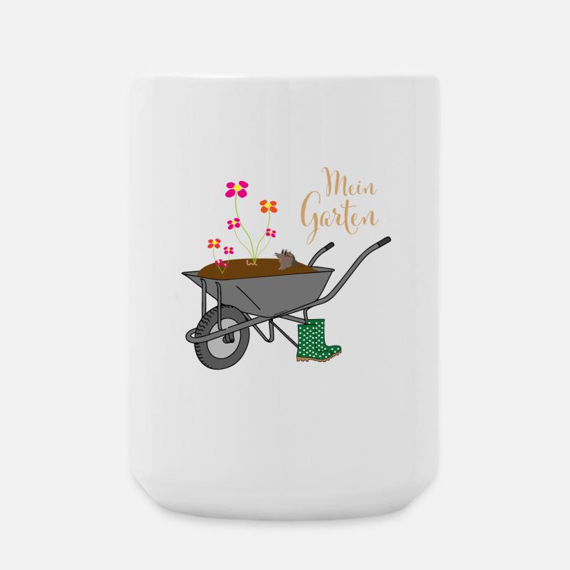 My garden - Large Mug 440 ml - white