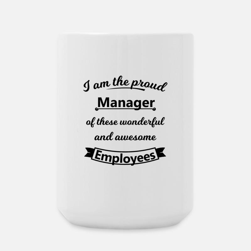 Manager - Grande tasse 440 ml - blanc