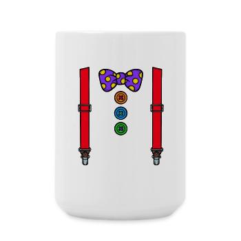 Costume Clown Carnival Carnival - Large Mug 440 ml - white - Front