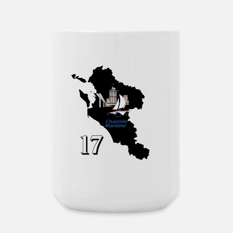 Charente-Maritime - Grande tasse 440 ml - blanc