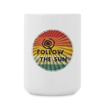 Follow the Sun - Large Mug 440 ml - white - Front