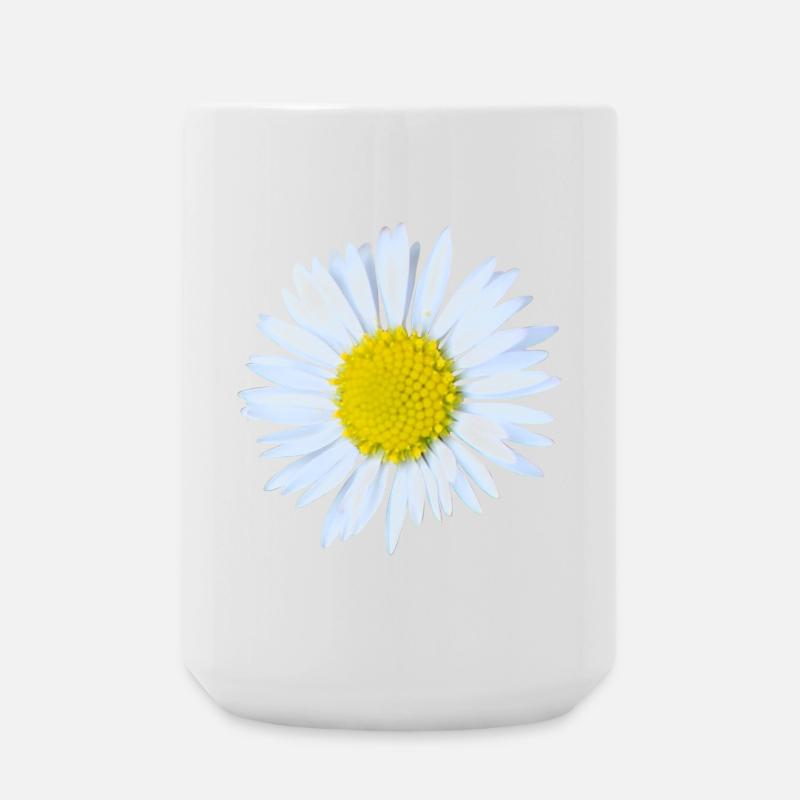 Gänseblümchen - Große Tasse 440 ml - Weiß