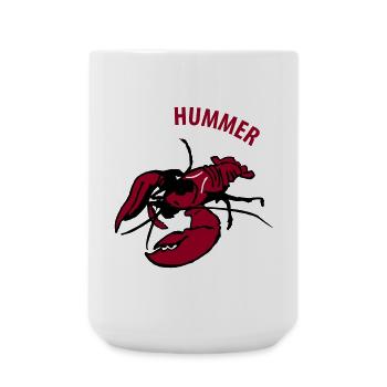 Hummer - Große Tasse 440 ml - Weiß - Vorne