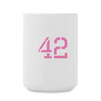 Konya 42 Kennzeichen Türkei - Große Tasse 440 ml - Weiß - Vorne