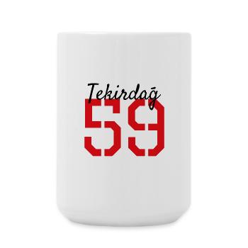 Tekirdag 59 Türkei - Große Tasse 440 ml - Weiß - Vorne