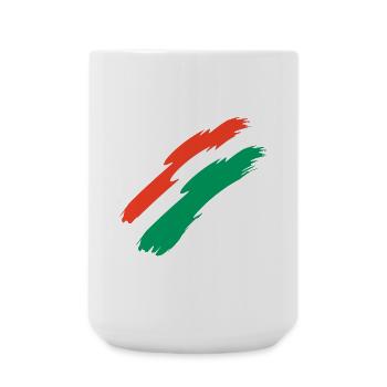 Couleurs du drapeau d’Oman - Grande tasse 440 ml - blanc - Devant