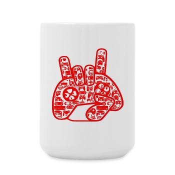 gamerr - Grande tasse 440 ml - blanc - Devant