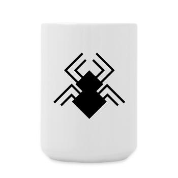 Spider-Man Logo - Große Tasse 440 ml - Weiß - Vorne