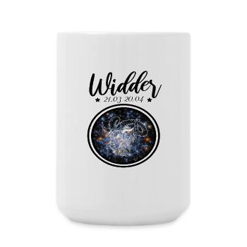 Widder Sternzeichen - Große Tasse 440 ml - Weiß - Vorne
