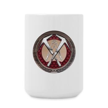 Craft Roofing Emblem - Large Mug 440 ml - white - Front