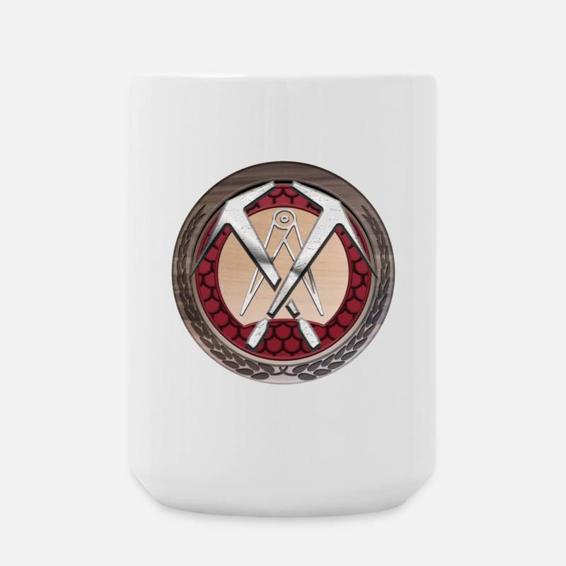 Craft Roofing Emblem - Large Mug 440 ml - white