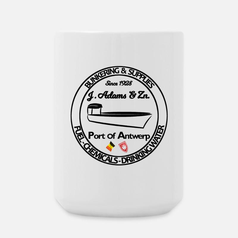 Logo Bunkering & ravitaillement navire Port d’Anvers - Grande tasse 440 ml - blanc