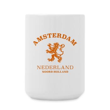 AMSTERDAM Nederland Niederlande Netherlands - Large Mug 440 ml - white - Front