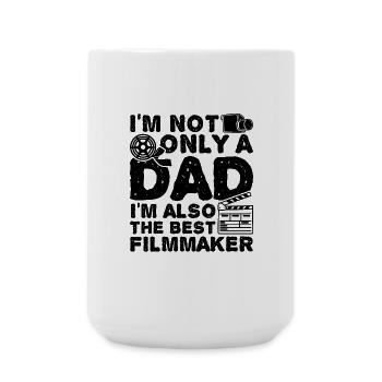 Cinematographer Father - Large Mug 440 ml - white - Front