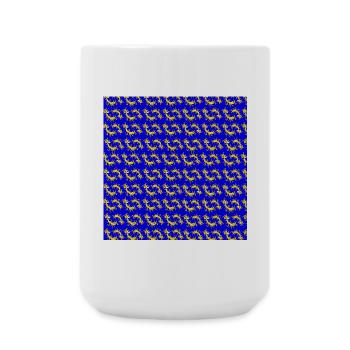 tolle orientmotive, orientalisches rankenmuster - Große Tasse 440 ml - Weiß - Vorne