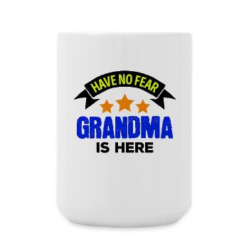 Großmutter Oma Cool Statement Lieblingsomi Omi - Große Tasse 440 ml - Weiß - Vorne