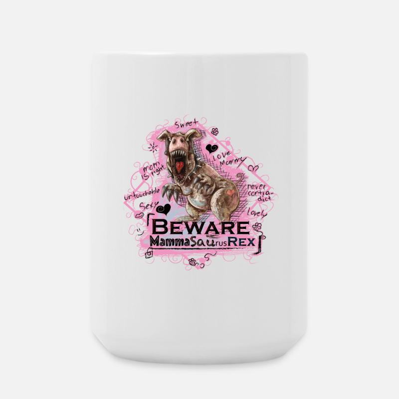 Mamasaurusrex - Grande tasse 440 ml - blanc