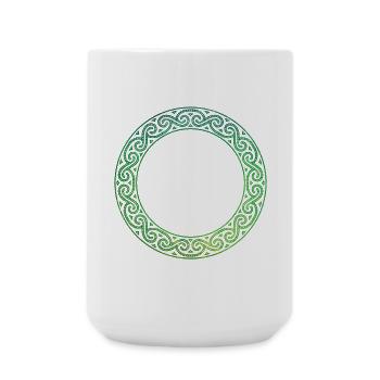 Celtic Knot - Large Mug 440 ml - white - Front