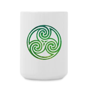 Celtic Knot - Large Mug 440 ml - white - Front
