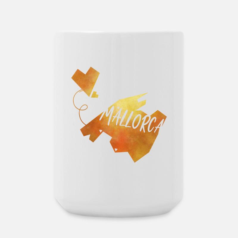 Mallorca - Große Tasse 440 ml - Weiß