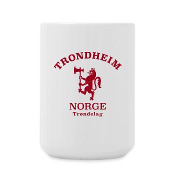TRONDHEIM Norwegen Norway Norge - Large Mug 440 ml - white - Front