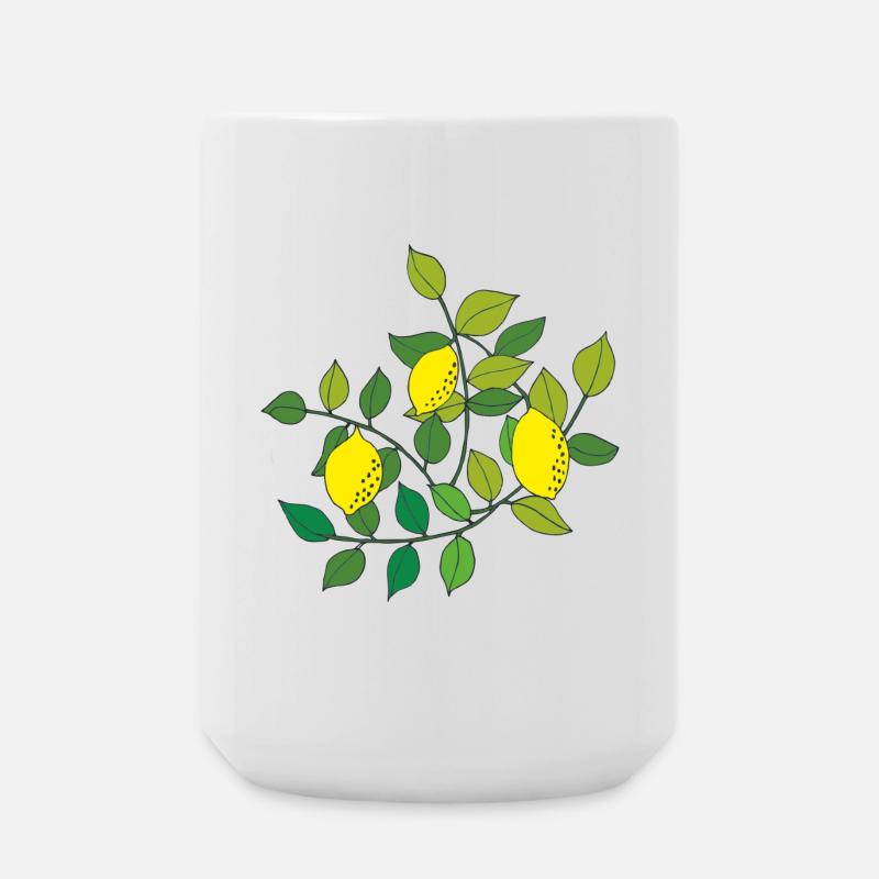 zitronen baum - Große Tasse 440 ml - Weiß
