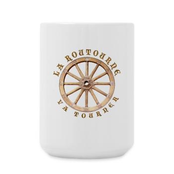 La routourne va tourner - Grande tasse 440 ml - blanc - Devant
