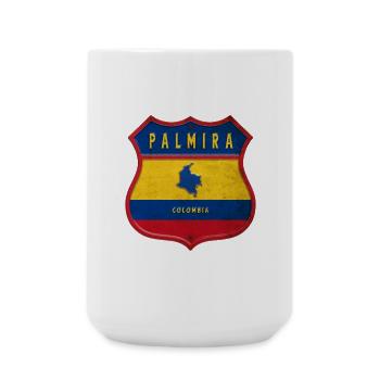 Design des armoiries de Palmira, Colombie - Grande tasse 440 ml - blanc - Devant
