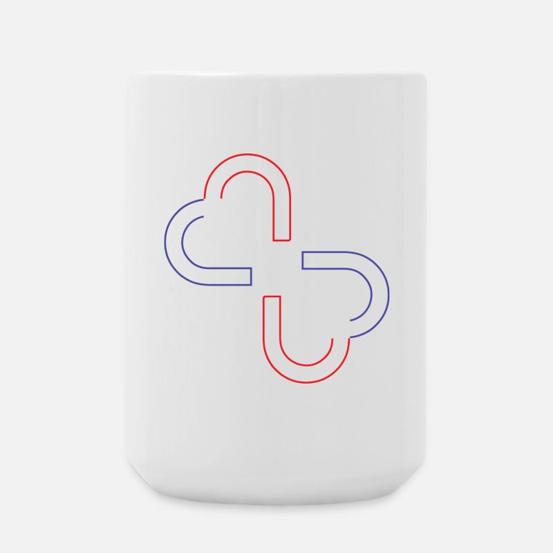 Dual Core - Large Mug 440 ml - white