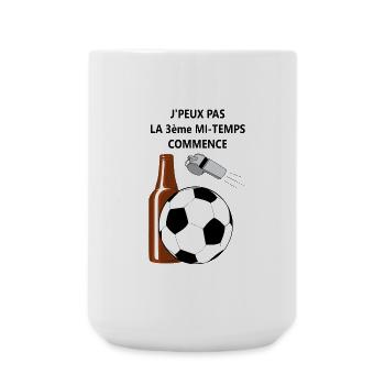3 ème mi-temps - Grande tasse 440 ml - blanc - Devant