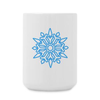 Weihnachten - Große Tasse 440 ml - Weiß - Vorne