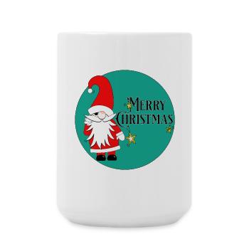 Merry Christmas - Große Tasse 440 ml - Weiß - Vorne