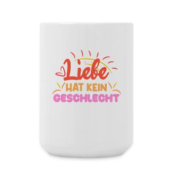 Gleichgeschlechtliche Ehe Liebe Lgbt Statement - Große Tasse 440 ml - Weiß - Vorne