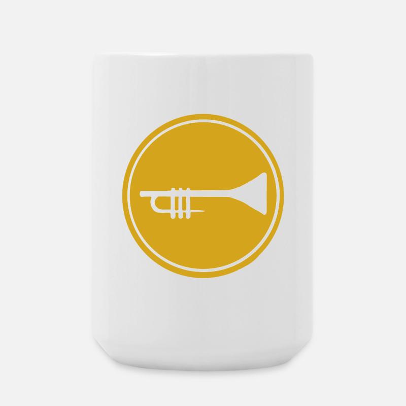 Trumpet - Large Mug 440 ml - white