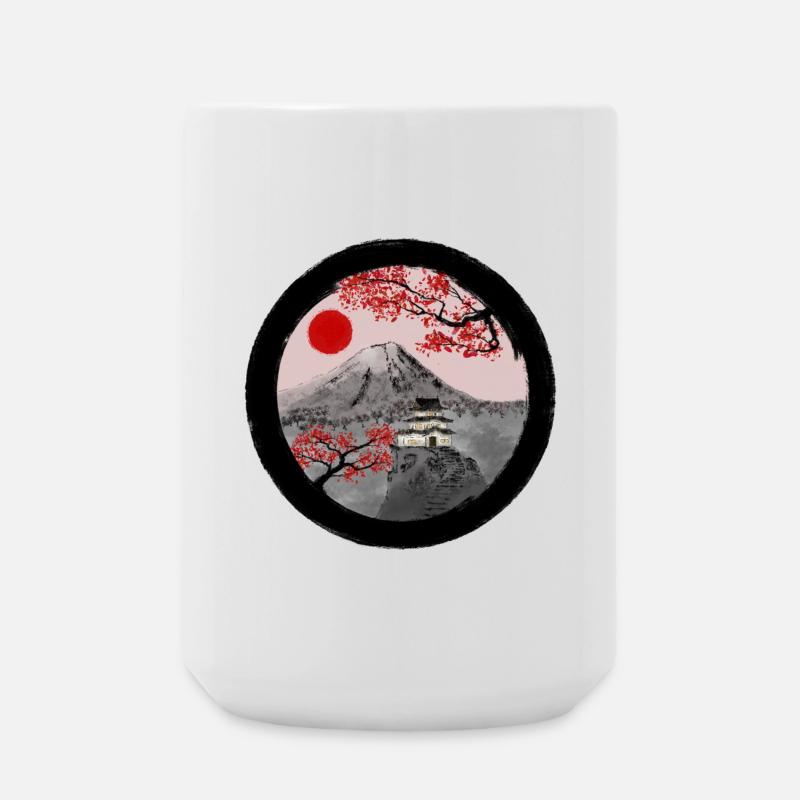 Arakurayama - Large Mug 440 ml - white