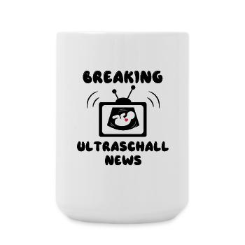 Eltern Statement Schwanger Schwangerschaft Baby - Große Tasse 440 ml - Weiß - Vorne