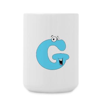 G - Grande tasse 440 ml - blanc - Devant