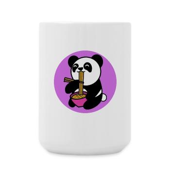 Panda Manga Anime Comic Pop Culture Japanese - Large Mug 440 ml - white - Front