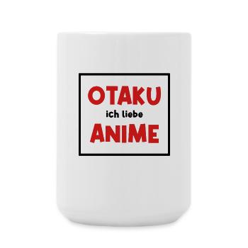 Asiatisch Anime Otaku Kanji Japan Statement - Große Tasse 440 ml - Weiß - Vorne