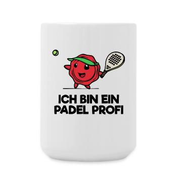 Bälle Schläger Spieler Padel Statement Sportart - Große Tasse 440 ml - Weiß - Vorne