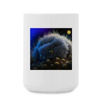 Photo macro creature 07 - Large Mug 440 ml - white - Front