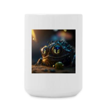 Photo macro creature 01 - Large Mug 440 ml - white - Front